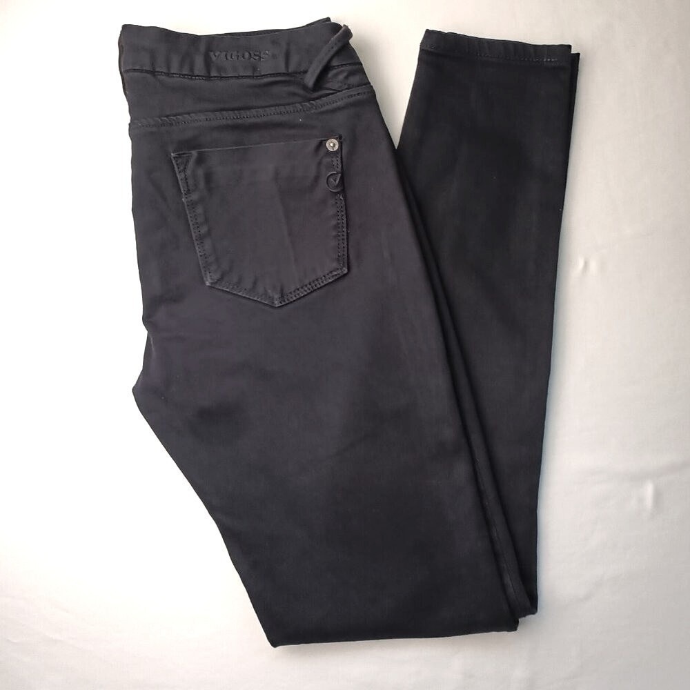Vigoss Studio Womens Skinny Stretch Low Rise Dark Wash Denim Jeans Size 8/29 Y2K